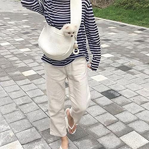 Gigicloud Pet Carrier Bags Large-Capacity Pet Travel Carrier Portable Outdoor Dog Crossbody Bags Pet Carrier Tote for Cats Dogs Outdoor Subway Shopping Hiking Traveling, Within 18 Pounds - Image 6