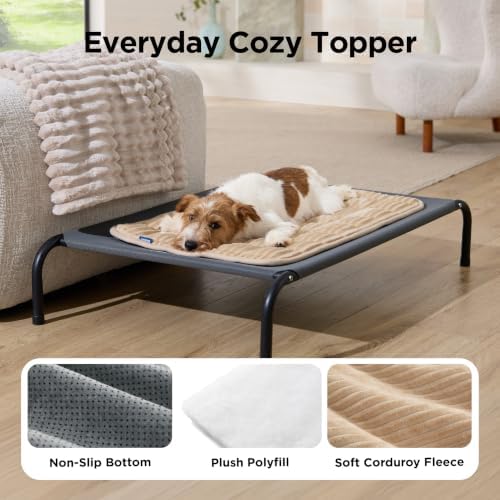 Bedsure ComfyFleece™ Washable Dog Crate Pad,Soft Fluffy Medium Pet Mat,30" - Image 4