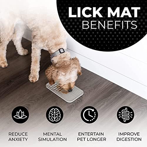 Pup Culture Dog Lick Mat for Dogs (2 Pack), Feeding Pad for Anxious Pets Plus 4 Different Puzzles for Mental Stimulation for Dogs - Supports Mental, Dental, and Digestive Health - Heavy Duty - Image 4