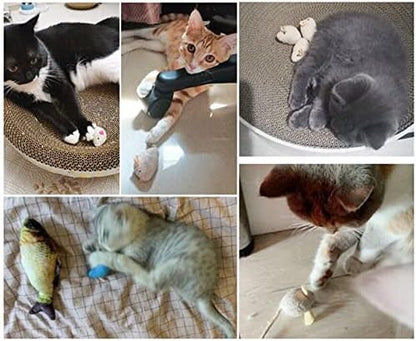 Catnip Toy, Cats Mouse Plush Cat Toys, Cat Mice & Animals Toys for Indoor Cats and Kittens, Cat Chew Toy for Exercise for Pet Cat Kitten Kitty (6 Packs) - Image 7