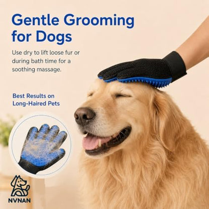NVNAN Cat & Dog Grooming Glove and Curry Brush Set - Image 6