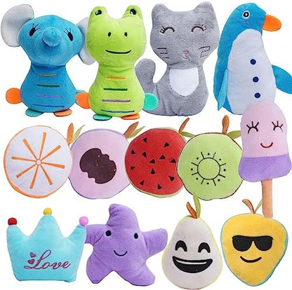 HDMOTU Pack of 26 Soft Small Medium Dog Squeaky Toys,Cute Puppy Favorite Comfortable Squeakers Toy,Multicolored for Puppy - Image 2