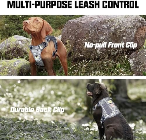 AUROTH Tactical Dog Harness Medium Sized Dog No Pull Adjustable Dog Vest - Image 5