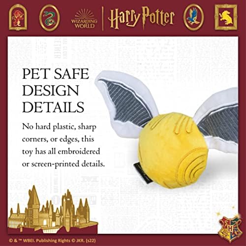 Harry Potter Golden Snitch Dog Squeaker Toy - Image 3