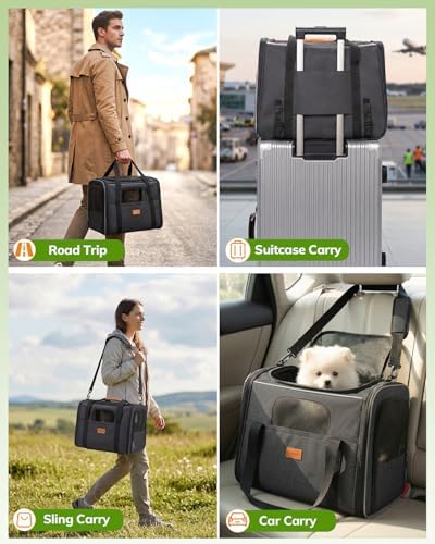 Morpilot Cat Carrier Soft for Large Medium Cats and Puppy up to 20lbs - Image 4
