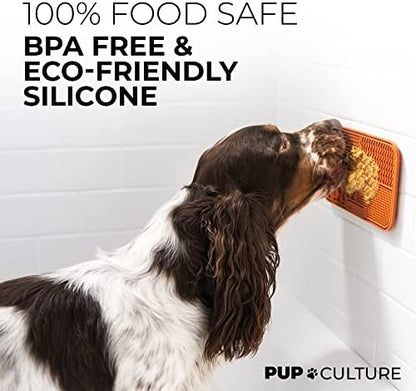 Pup Culture Dog Lick Mat for Dogs, Feeding Pad for Anxious Pets Plus 4 Different Puzzles for Mental Stimulation for Dogs - Supports Mental, Dental, and Digestive Health, Bite Resistant and Heavy Duty - Image 3