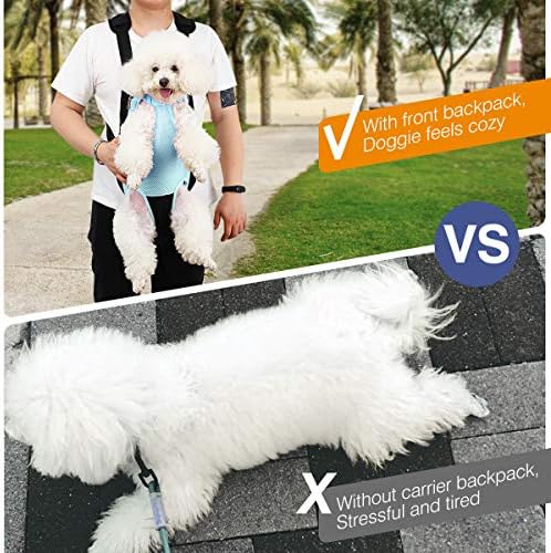 Pawaboo Pet Front Carrier Backpack for Small Medium Dogs - Image 6