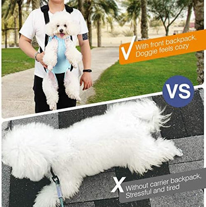 Pawaboo Pet Front Carrier Backpack for Small Medium Dogs - Image 6