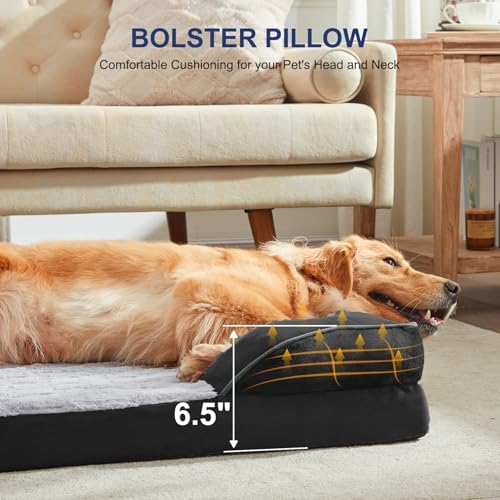 FURTIME Orthopedic Small Dog Bed, Supportive Waterproof Pet Bed - Image 2