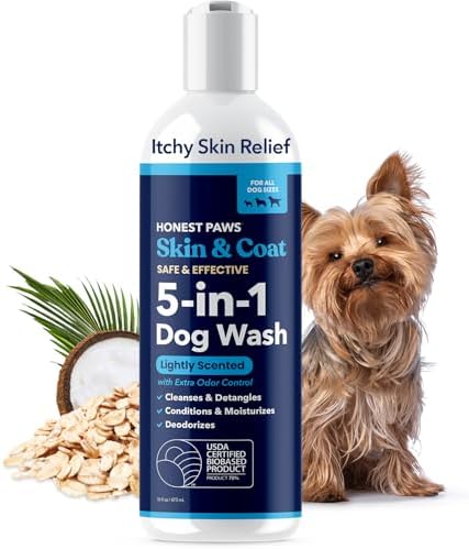 Dog Shampoo and Conditioner, Odor Control, Itchy Skin, Sensitive Skin by HonestPaws