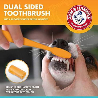 Arm & Hammer Fresh Breath Dog Dental Kit, Vanilla Ginger, 2.5 Oz, 3 Piece - Image 3