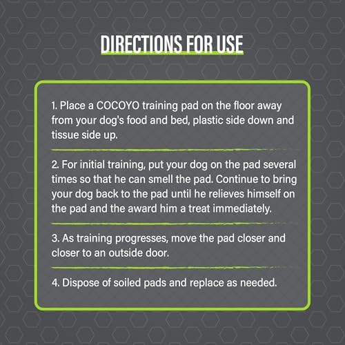 COCOYO Dog Training Pads 丨 Carbon Absorb Eliminating Urine Odor Doggie Training Pads 丨 Premium Charcoal Dog Pee Pads (100 Count, 22x22 inch),Gray - Image 6