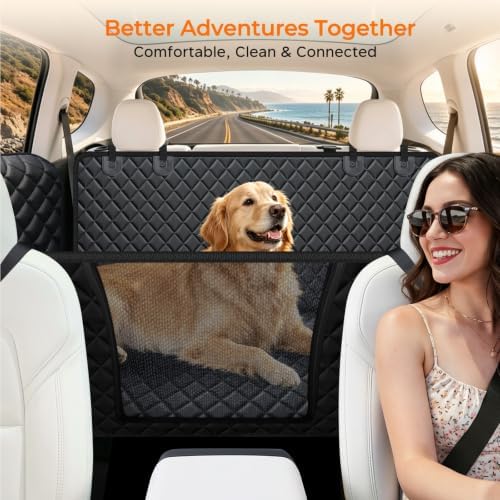 URPOWER Dog Car Seat Cover for Back Seat, Waterproof Hammock for Model Y - Image 7