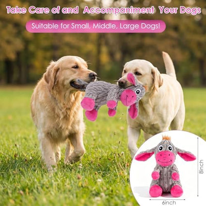 Squeaky Plush Dog Toy with Crinkle Ears for Small and Medium Dogs - Image 3