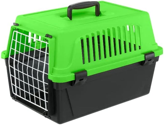 Firplast Atlas 20 Fluo Carry Atlas Fluo Load Capacity Up to 17.6 lbs (8 kg), for Cats, Small Animals, Pets, Going to The Hospital, Going Out, Travel