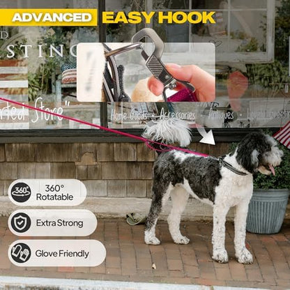 Fida 10 FT Heavy Duty Dog Leash, Dual Padded Handles for Medium Large Dogs - Image 2