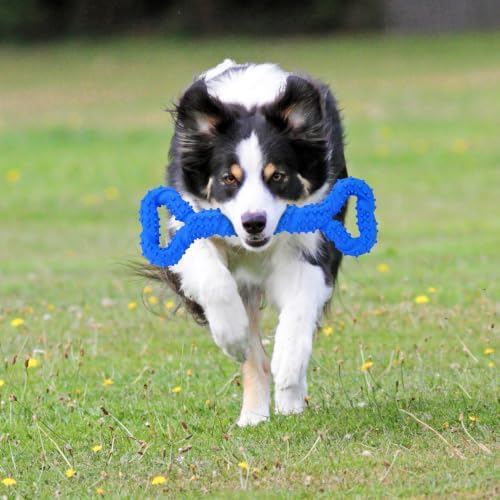 LECHONG Durable Dog Chew Toys 13 Inch Bone Shape Extra Large Dog Toys with Convex Design Strong Tug Toy for Aggressive Chewers Medium and Large Dogs Tooth Cleaning - Image 5