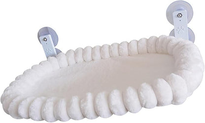 Hanging Cat Hammock Removable Washable Cover Space Saving Sturdy Suction Cup Warm Comfort for Pet