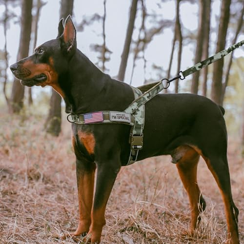 Forestpaw Tactical Dog Leash for Large Dogs, Camo Green, 4-5FT - Image 4