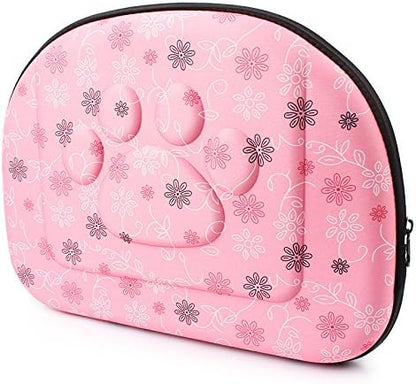 Foldable Pet Dog Cat Carrier Cage Collapsible Travel Kennel - Portable Pet Carrier Outdoor Shoulder Bag for Puppy Dog Cat Small Medium Large Animal (M, Pink) - Image 7