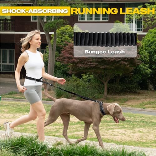 Fida 6-in-1 Hands Free Dog Leash Heavy Duty, Waist Corssbody Dog Leash - Image 2