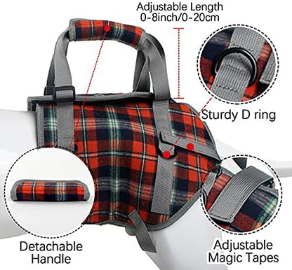 ROZKITCH Dog Lift Harness, Grid Pet Rear Support Aid Veterinarian Approved Sling for Old K9 Help with Poor Stability, Back Leg Hip Disabled Joint Injury Elderly Arthritis ACL Rehabilitation Rehab L - Image 3