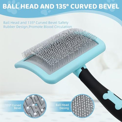 KEUYE Great Pyrenees Brush for De-Shedding and Fluffing Grooming - Image 4