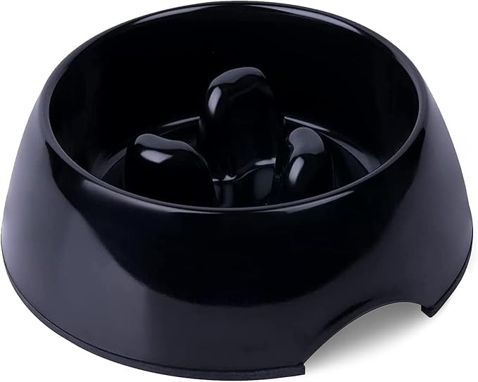 Super Design Slow Feeder Dog Bowl, 1/2 Cup, Non-Slip, Heat-Resistant, Sturdy, Dishwasher Safe, Suitable for Large Dogs