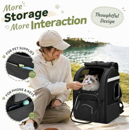 Apollo walker Cat Carrier Backpack for Small-Medium Cats,Dogs - Image 6