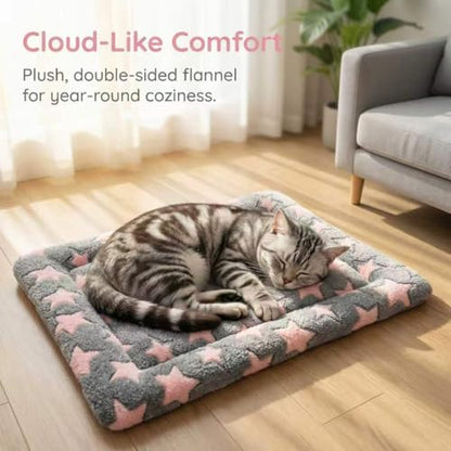 Cat & Dog Bed Mat - Reversible Dog Crate Bed Mats, Soft & Breathable Kennel Pad, Durable Crate Bed for Extra Small Dogs & Cats - Image 6