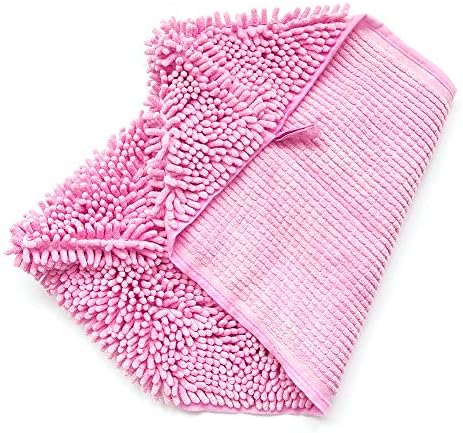 Dog Towel - Microfiber Super Shammy with Hand Pockets, Ultra Absorbent Quick Dry Pet Bath Towels for Small, Medium, Large Dogs and Cats (Medium, 24'' x 14'', Pink) - Image 4