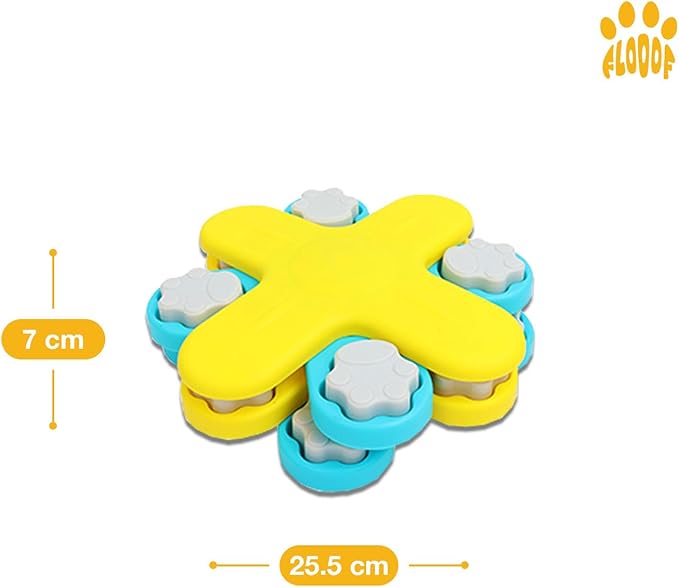 Level 3 Puzzle Feeder Dog Toy - Mental Stimulation Toys Slow Feeder Dog Bowls and Interactive Toy for Mental Growth of Small, Medium and Large Dogs