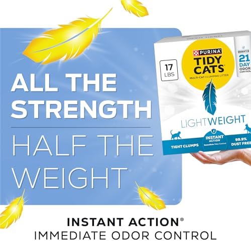 Purina Tidy Cats LightWeight Instant Action Cat Litter, 17 lb - Image 4