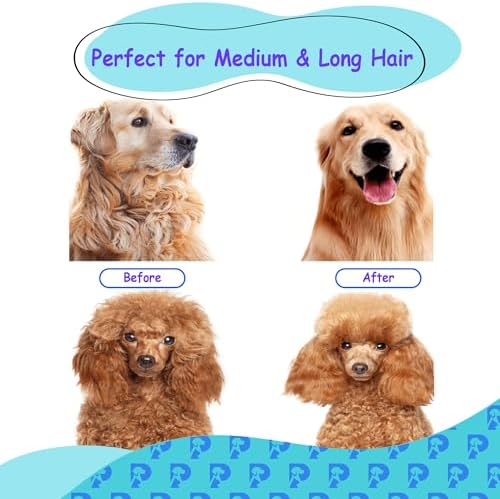 Double-Sided Pet Grooming Tool Undercoat Rake for Dogs and Cats - Professional Dematting Brush, Shedding Comb, Mat Remover, Deshedding, Safe Detangler, Fur Maintenance, Long-Haired Pets - Image 4