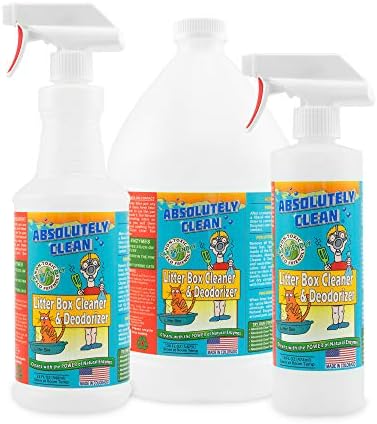 Absolutely Clean Litter Box Cleaner and Deodorizer, Eliminate Odors Quickly, Neutralizes Urine and Feces Odors in The Air and The Box, Make Litter Last Longer - Image 2