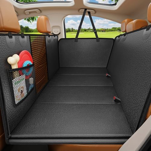 URPOWER Hard Bottom Dog Car Seat Cover for Back Seat, Waterproof Hammock by URPOWER