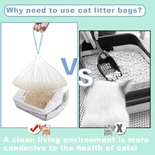 120 Pack Cat Litter Bags with Drawstring - Image 4