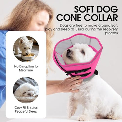 Soft Dog Cone, Adjustable Dog Cone Alternative for Large Dogs - Image 6