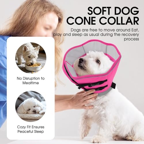 Soft Dog Cone Collar, Adjustable Cone for Dogs to Stop Licking - Image 6