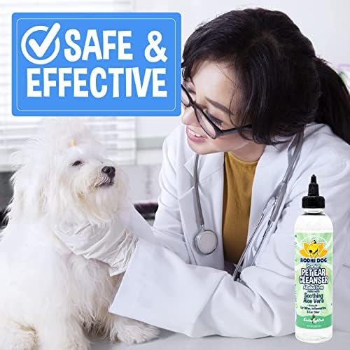 Bodhi Dog Ear Cleaner Solution for Dogs & Cats - Aloe Vera Ear Cleaning Treatment - Gentle, Alcohol-Free Cleanser - Reduces Wax, Odor, & Itching - Safe for Sensitive Skin (8 Fl Oz) - Image 4