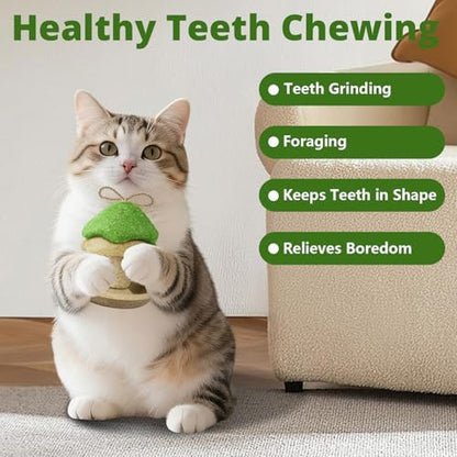 Catnip Toys, Catnip Toys for Cats, Tree-Shaped Cat Interactive Toy, Cat Toy for Bored Indoor Adult Cats, Suitable for Felines - Image 4
