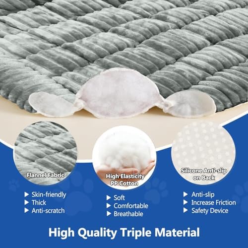 Thickened Dog Bed for Car Back Seat, Upgraded Bottom Non-Slip, Fits Hard Bottom car seat Cover for Dogs, Premium Dog Car Seat Cover - Image 2