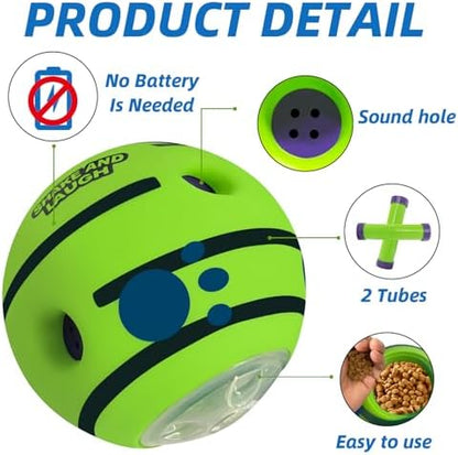 Interactive Puzzle Dog Treat Ball, XL, 5.51 in (14 cm) - Image 2