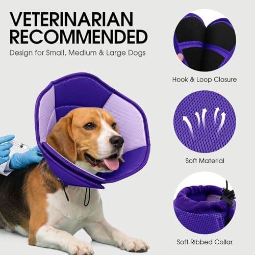 Dog Cone Soft Cone for Dogs to Stop Licking - Image 3