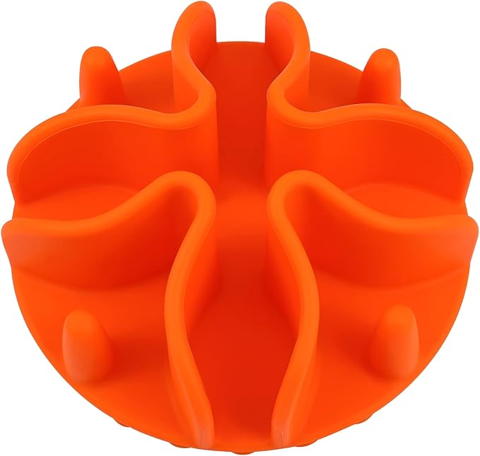 Slow Feeder Insert for Dogs & Cats, 3 Sizes Food-Grade Silicone Anti-Choking Puzzle Feeder, Non-Slip Suction Cup Design, Fits Most Bowls, Bloat Stop Pet Feeding Solution