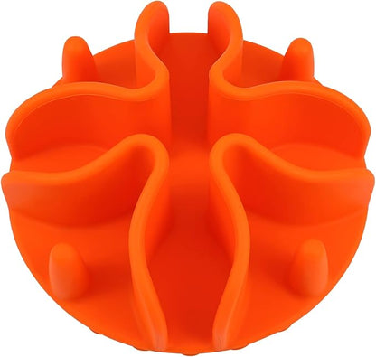 Slow Feeder Insert for Dogs & Cats, 3 Sizes Food-Grade Silicone Anti-Choking Puzzle Feeder, Non-Slip Suction Cup Design, Fits Most Bowls, Bloat Stop Pet Feeding Solution