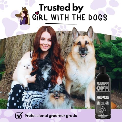 Fluff Off! by Girl With The Dogs Deshedding Dog & Cat Conditioner, 8Wks+ - Image 2