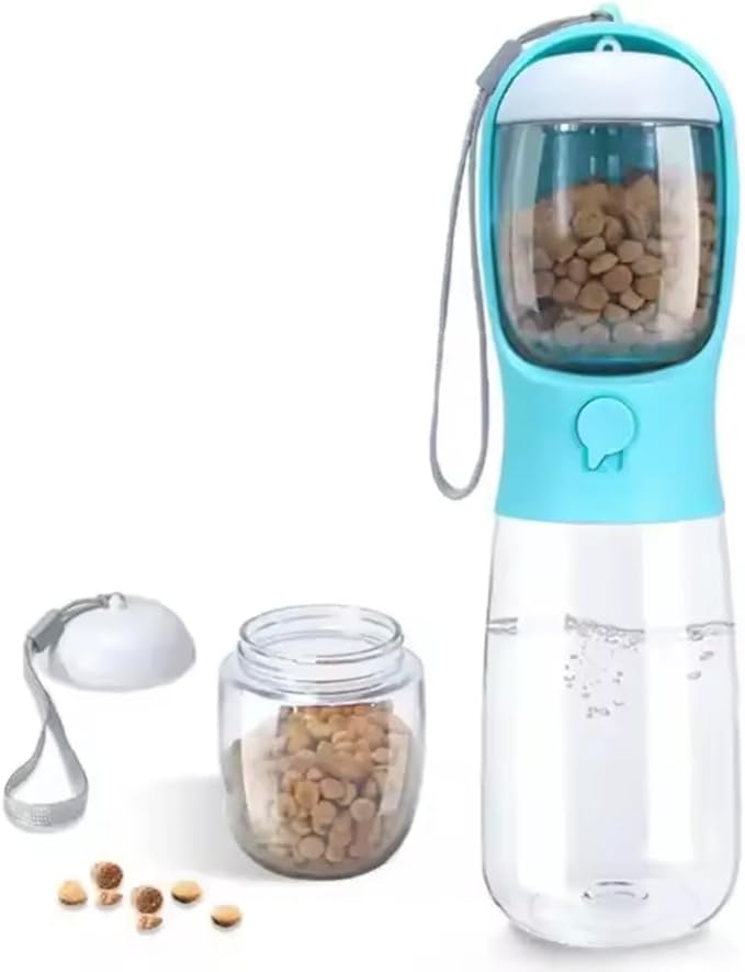 Dog Water Bottle for Walking, Portable Pet Water Dispenser, Leak-Proof Travel Bottle for Dogs and Cats –19 oz by CarpathianTradeCo