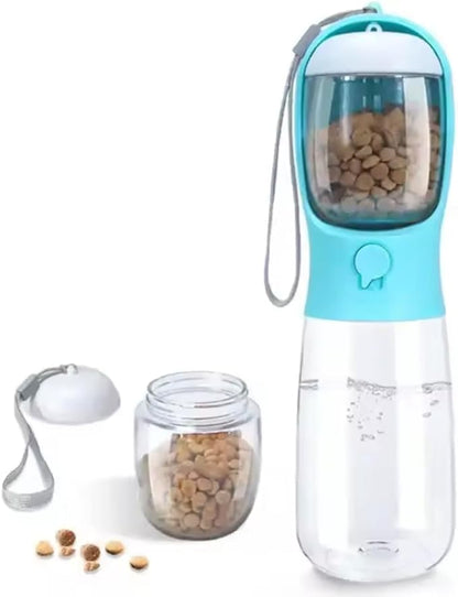Dog Water Bottle for Walking, Portable Pet Water Dispenser, Leak-Proof Travel Bottle for Dogs and Cats –19 oz by CarpathianTradeCo