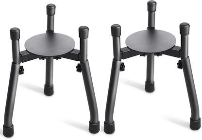 Elevated Dog Bowls [ 2 Pack ], Adjustable Metal Raised Raised Dog Bowl Stand for Medium & Large Dogs, Adjustable Wide 6.3"-10.2",3 Height Adjustment(Bowl Not Included)
